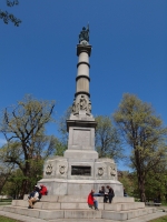 The Boston Common Soldier and Sailer monument.