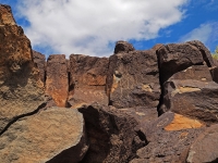 Petroglyph Rock face.